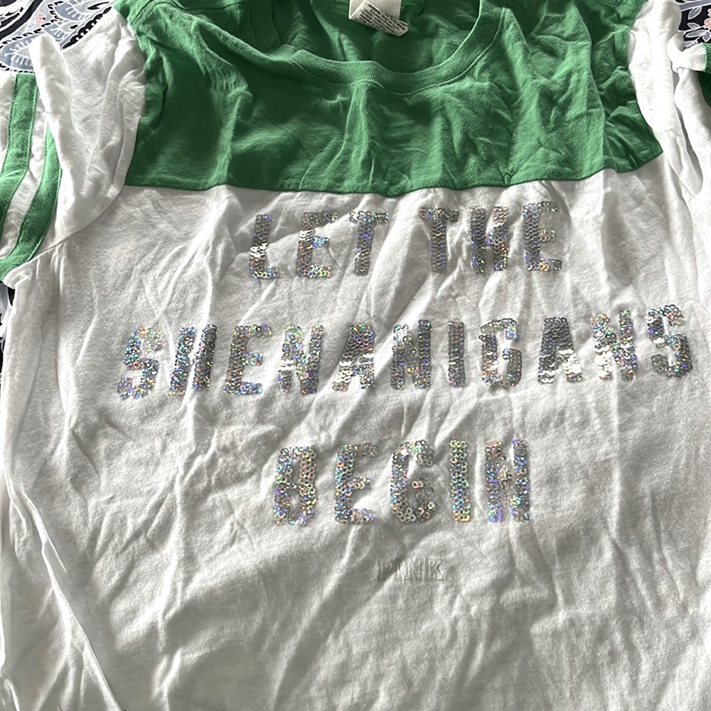 PINK size Medium St Patrick’s Day Shirt